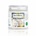 Load image into Gallery viewer, Jar of Mysuru Naturals Aloe Coconut cream on a white background