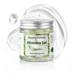 Load image into Gallery viewer, Mysuru Naturals Aloe vera Gel jar with a dropper on a white background