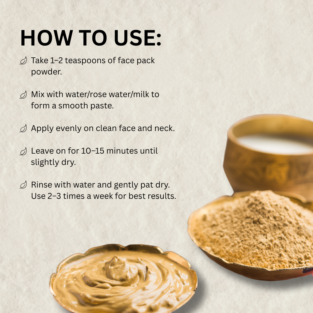 Dead sea mud face pack