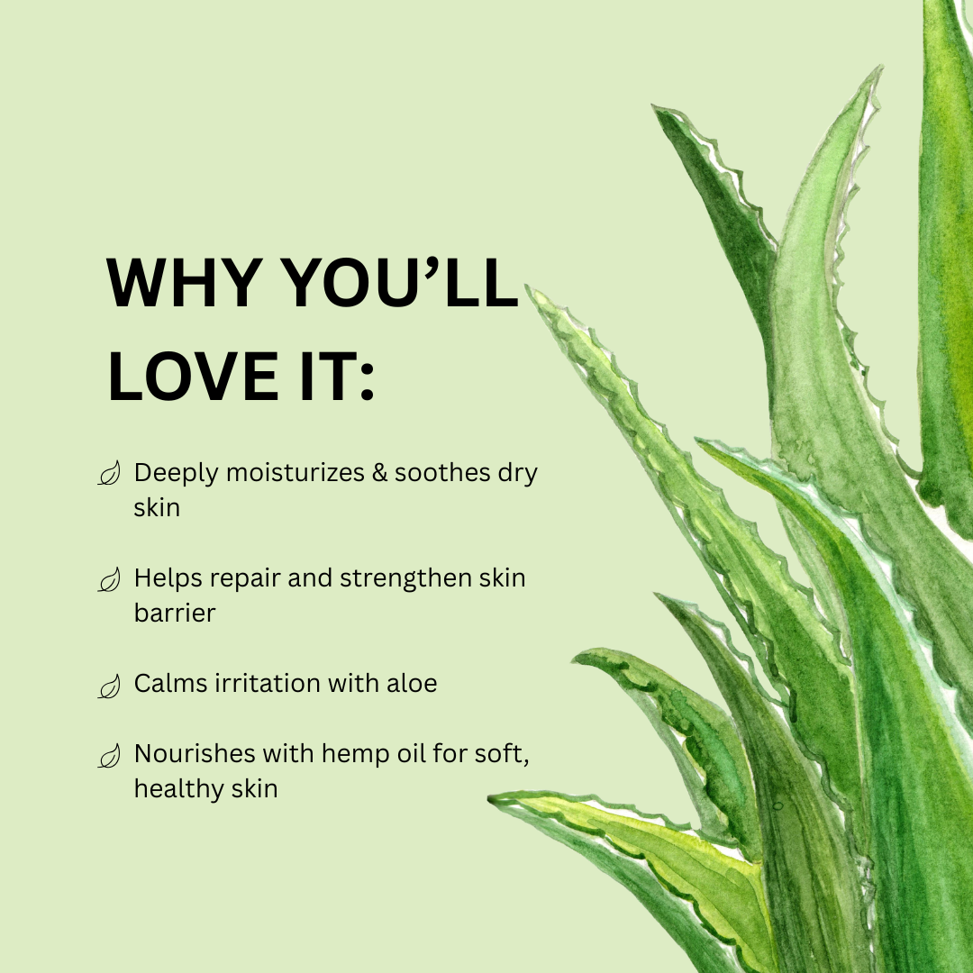 Aloe Hemp Head-Toe Cream