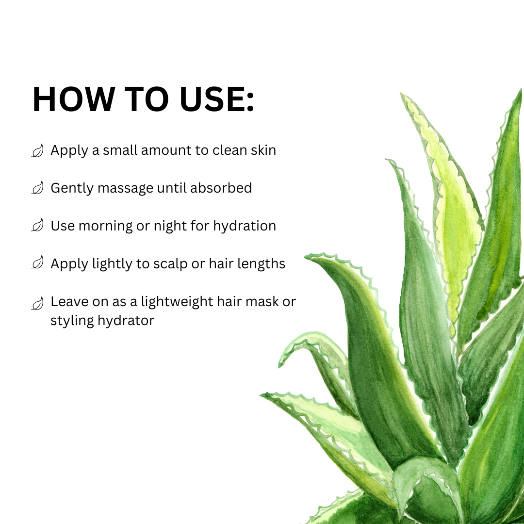 Pure aloe vera gel