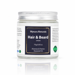 Load image into Gallery viewer, Mysuru Naturals Hair &amp; Beard cream jar on a white background
