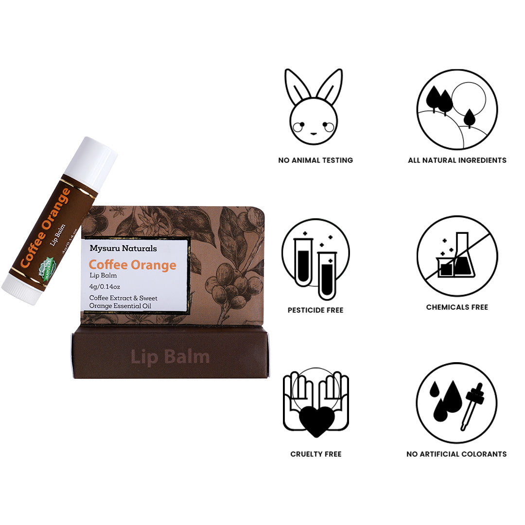Coffee Orange Lip Balm