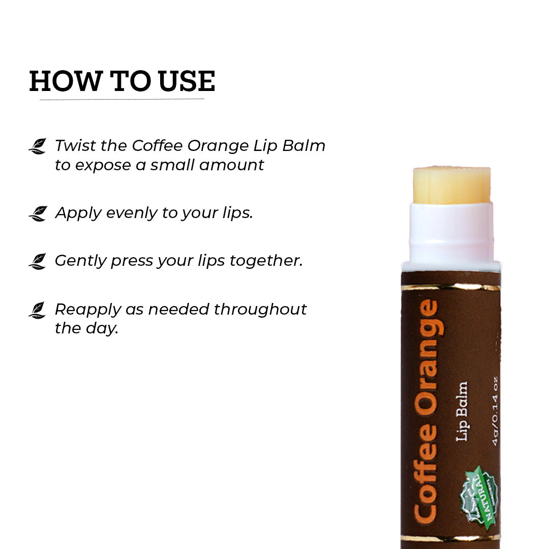 Coffee Orange Lip Balm