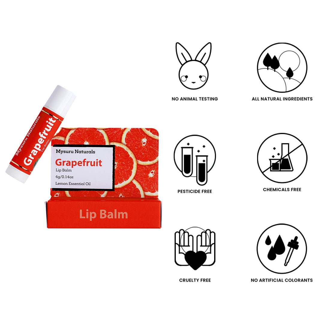 Grapefruit Lip Balm