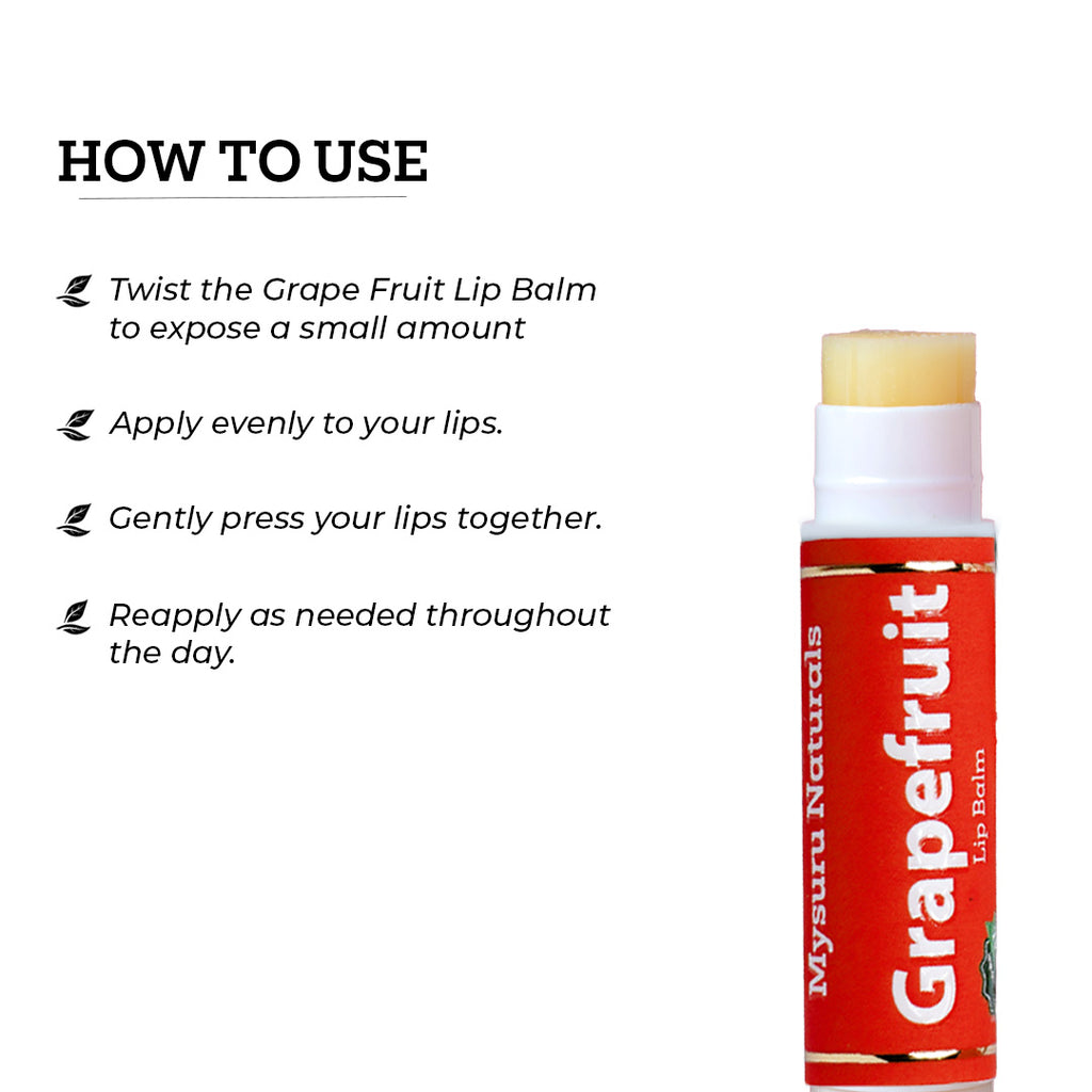 Grapefruit Lip Balm