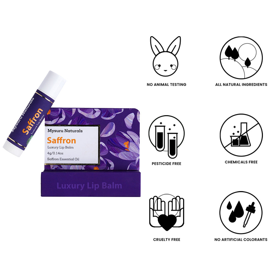 Saffron Luxury Lip Balm