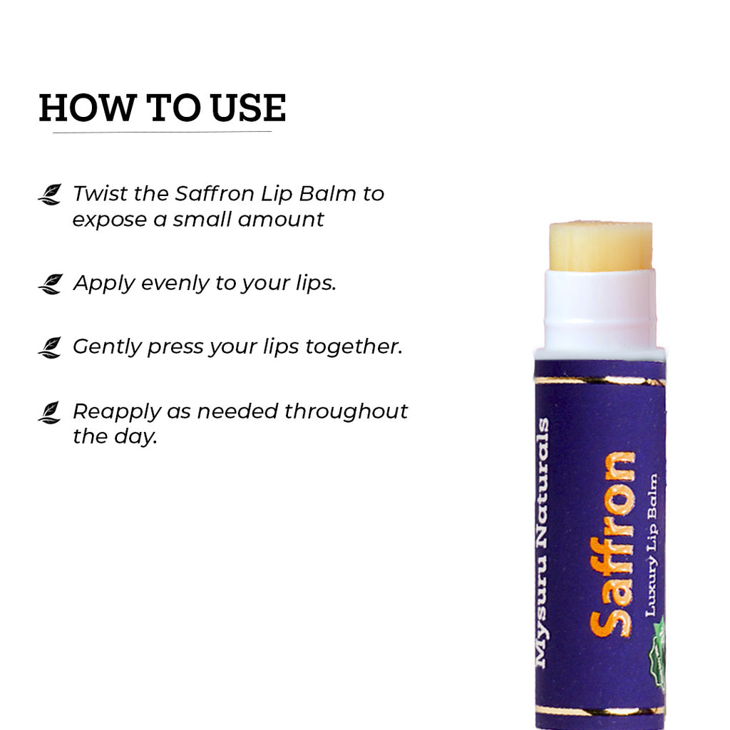 Saffron Luxury Lip Balm