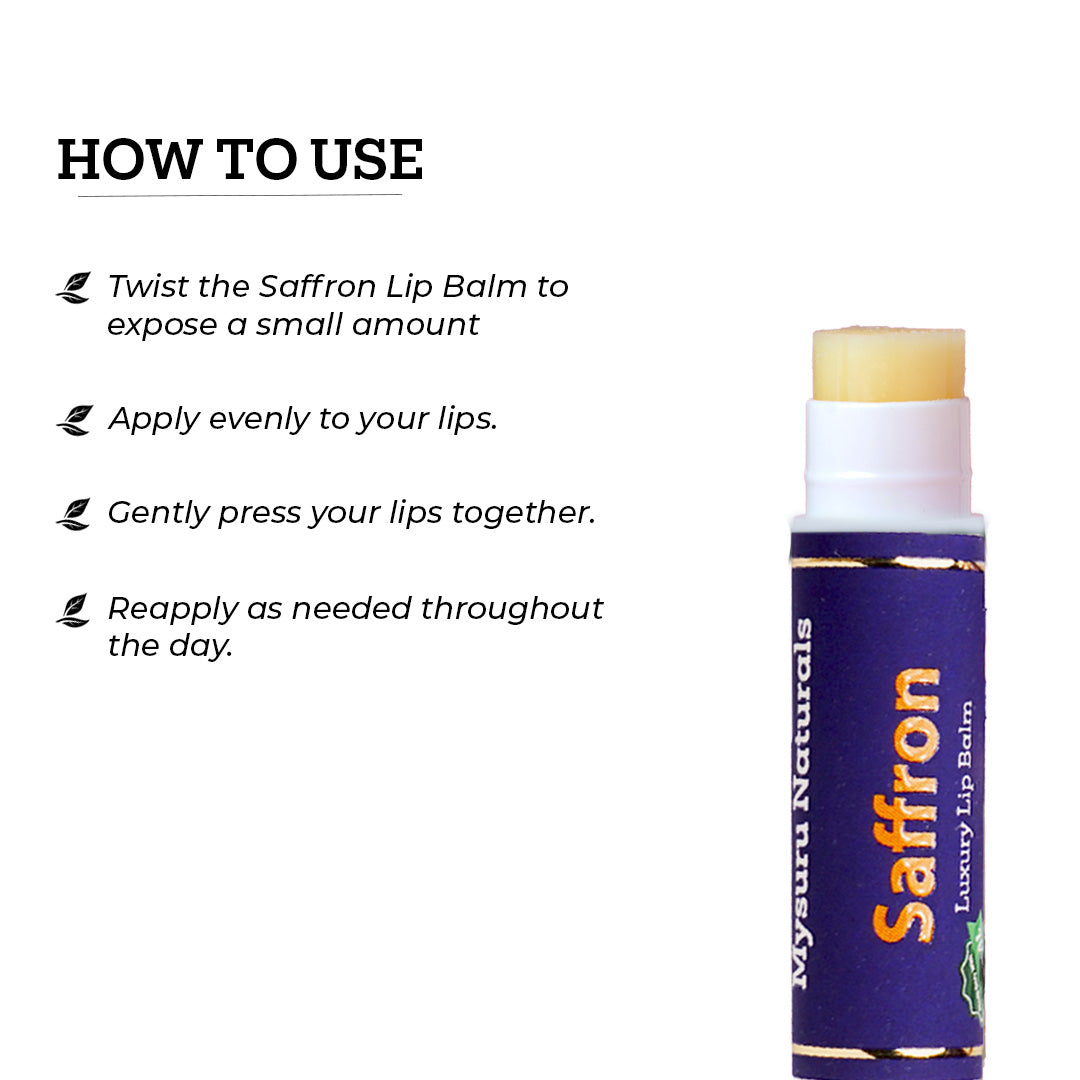 Saffron Luxury Lip Balm
